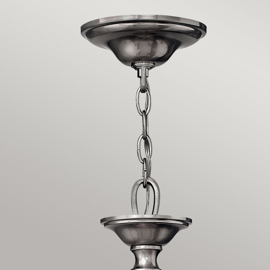 Hinkley - Lustre em corrente SUSSEX 5xE14/40W/230V cromo fosco