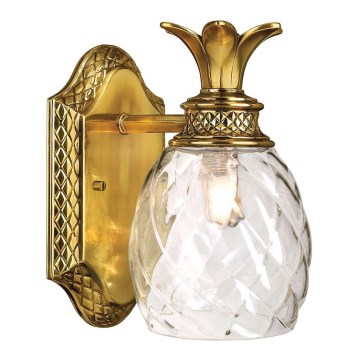 Hinkley - Iluminação de parede de casa de banho LED PLANTATION 1xG9/3W/230V IP44 dourado