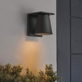 Hinkley - Iluminação de parede exterior LED HANS 1xGU10/8W/230V IP44 preto