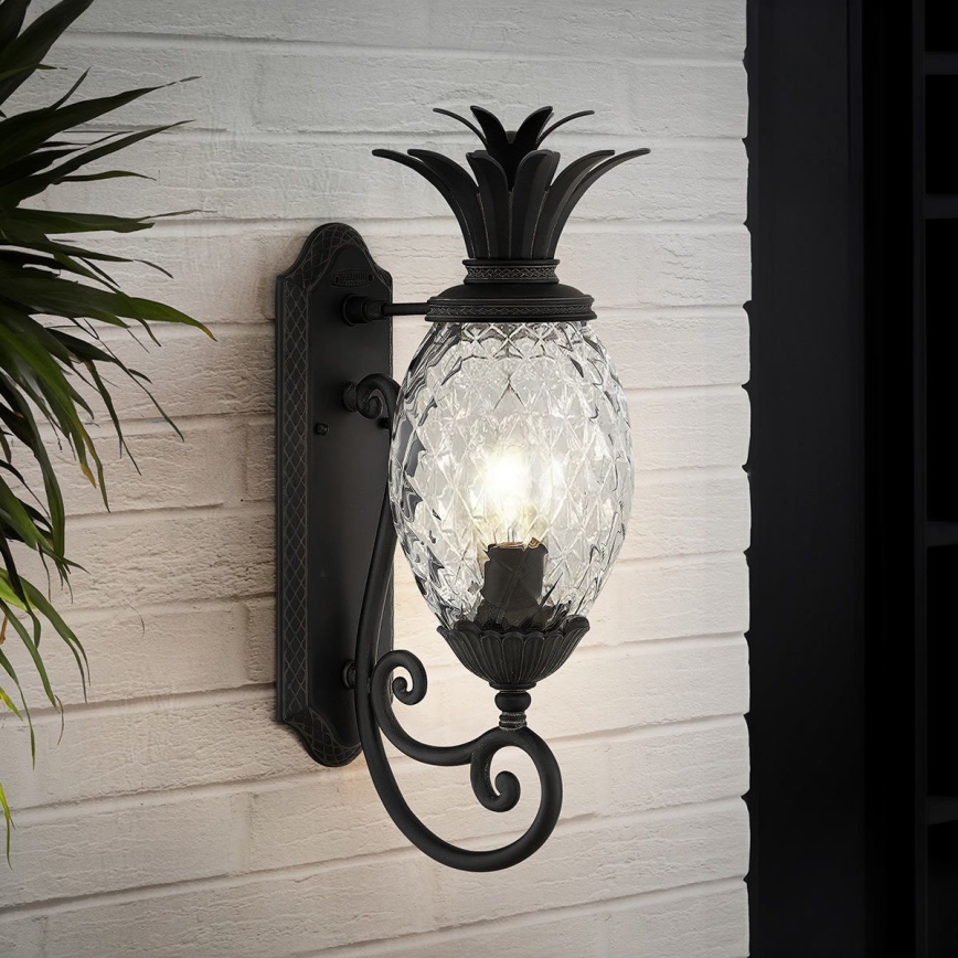 Hinkley - Iluminação de parede PLANTATION 1xE27/40W/230V preto