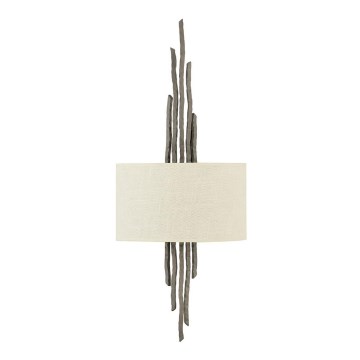 Hinkley - Iluminação de parede SPYRE 2xE14/60W/230V cinzento
