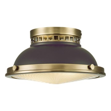 Hinkley - Iluminação de teto AMELIA 2xE27/40W/230V preto/latão