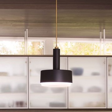 Hinkley - Lustre de haste CEDRIC 2xE27/60W/230V diâmetro 33 cm dourado/preto