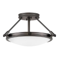 Hinkley - Lustre de teto sobreposto COLLIER 3xE14/40W/230V diâmetro 41,7 cm preto