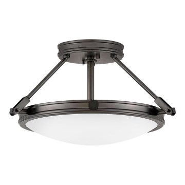Hinkley - Lustre de teto sobreposto COLLIER 3xE14/40W/230V diâmetro 41,7 cm preto