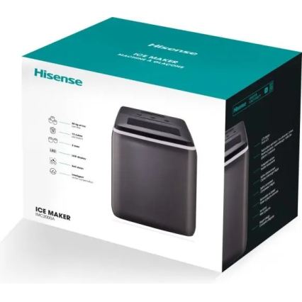 HISENSE IMC2000A - Máquina de gelo 2,8 l 120W/230V preta