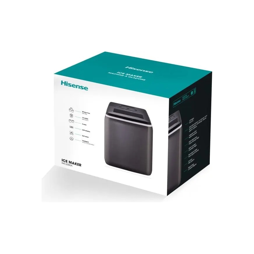 HISENSE IMC2000A - Máquina de gelo 2,8 l 120W/230V preta