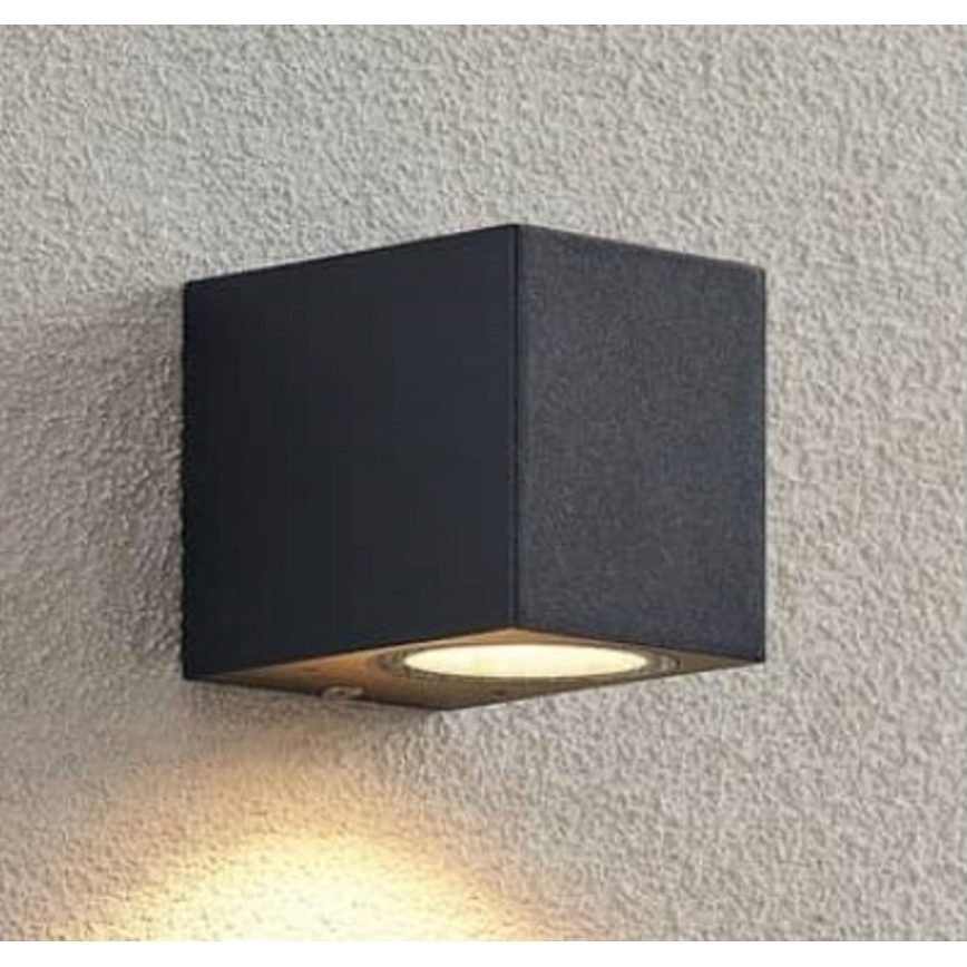 HÖFFTECH - Aplique de parede exterior 1xGU10/35W/230V IP65