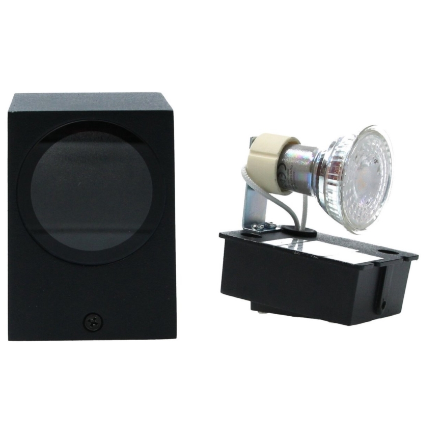 HÖFFTECH - Aplique de parede exterior 1xGU10/35W/230V IP65