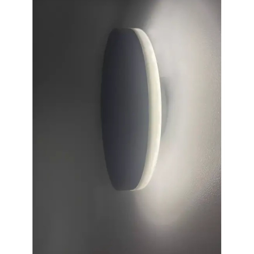 HÖFFTECH - Aplique de parede exterior LED/10W/230V, redondo, IP65