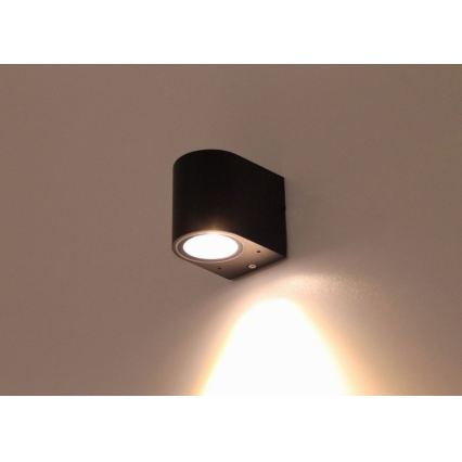 HÖFFTECH - Aplique de parede para exterior 1xGU10/35W/230V IP65