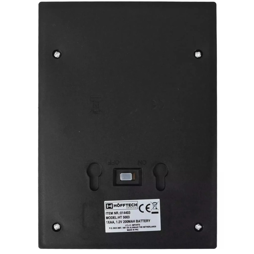 HÖFFTECH - Aplique de parede solar LED, 1,2 V 200 mAh, IP44