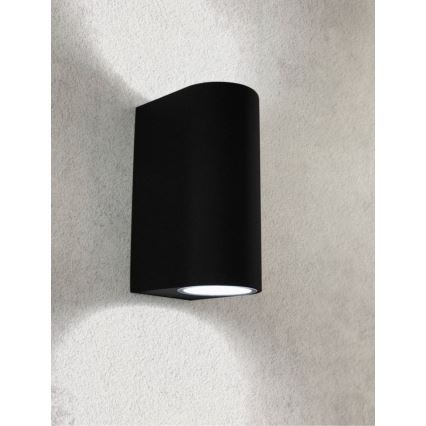HÖFFTECH - Arandela de parede para exterior 2xGU10/35W/230V IP65