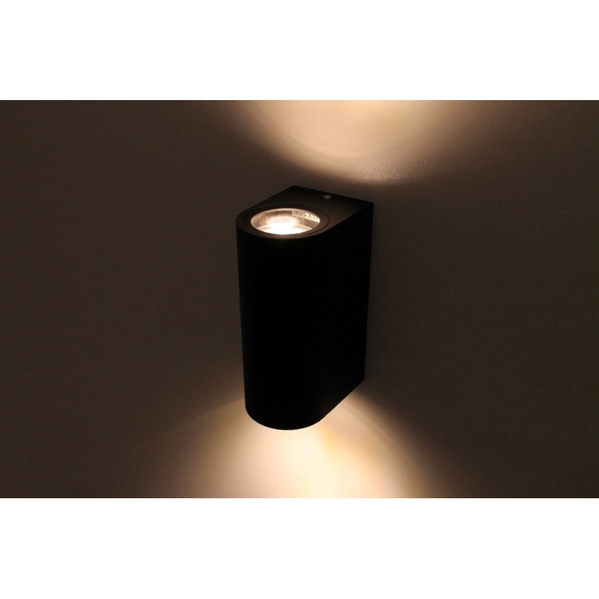 HÖFFTECH - Arandela de parede para exterior 2xGU10/35W/230V IP65