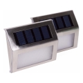 HÖFFTECH - CONJUNTO 2x Aplique de Parede Solar LED/1,2V 400 mAh IP44