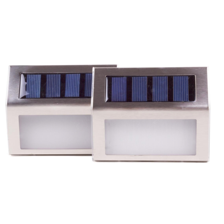 HÖFFTECH - CONJUNTO 2x Aplique de Parede Solar LED/1,2V 400 mAh IP44