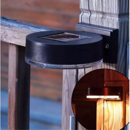 HÖFFTECH - Lâmpada solar de parede LED 1,2 V, 600 mAh, IP44