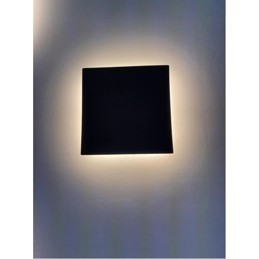 HÖFFTECH - LED Aplique de parede exterior LED/10W/230V quadrado IP65