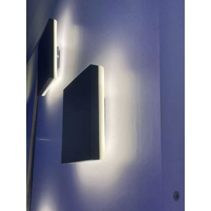 HÖFFTECH - LED Aplique de parede exterior LED/10W/230V quadrado IP65