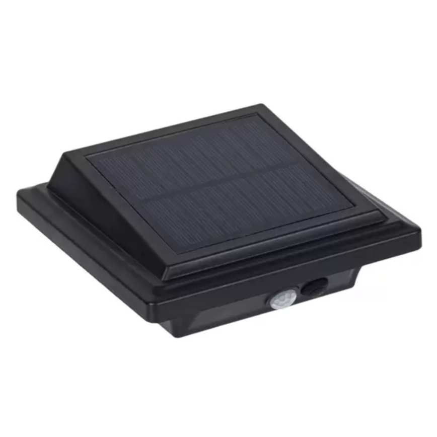 HÖFFTECH - Candeeiro de parede solar LED com sensor de movimento e de crepúsculo LED/3,7V 2000 mAh IP65