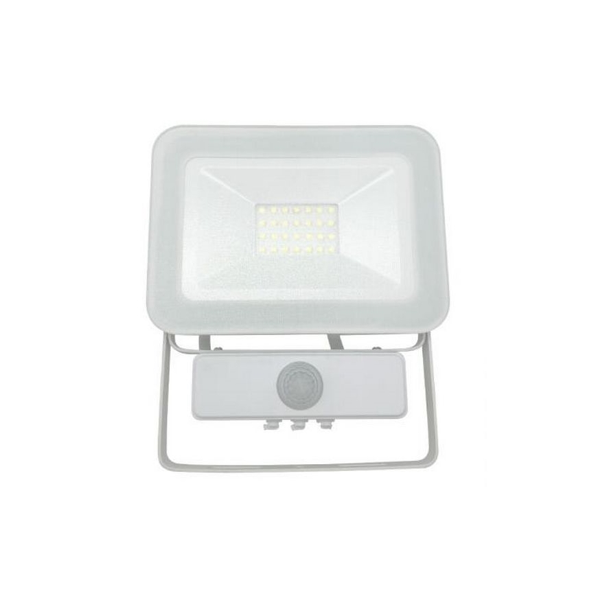Holofote com sensor LED LED/20W/265V 1800lm branco IP65