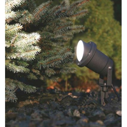 Holofote de jardim 1xGU10/35W/230V IP65