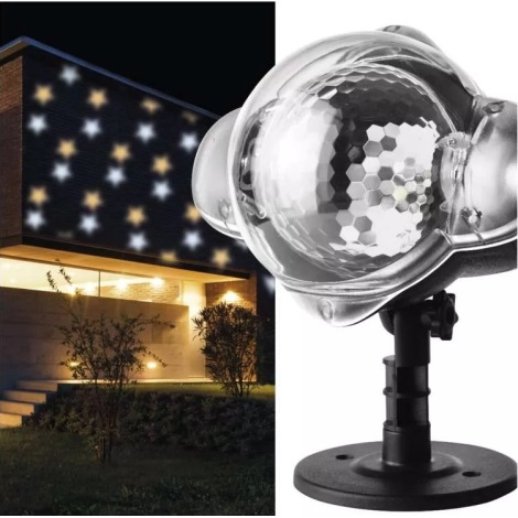 Holofote exterior de Natal LED LED/3,6W/230V IP44 branco quente/frio