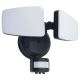 Holofote exterior LED com sensor LED/24W/230V 3000/4000/6000K IP54 preto