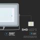 Holofote LED SAMSUNG CHIP LED/100W/230V 4000K IP65 cinzento