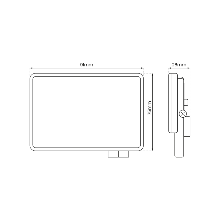 Holofote exterior LED LED/10W/230V 5000K IP65