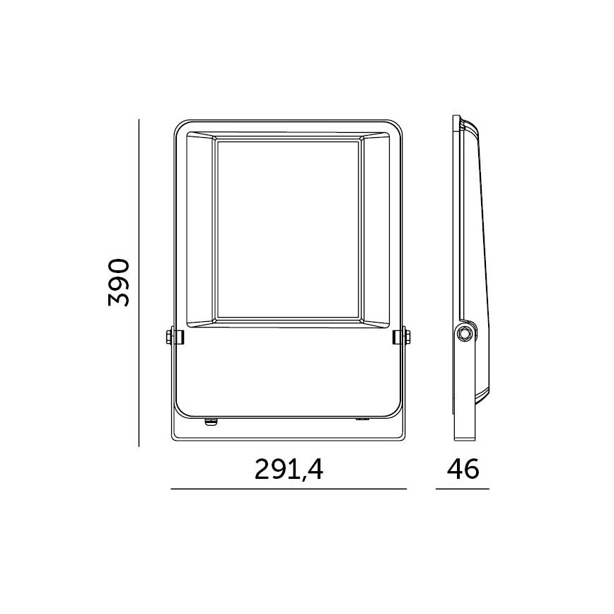 Holofote exterior LED LED/150W/230V 4000K 19500 lm IP65 IK06