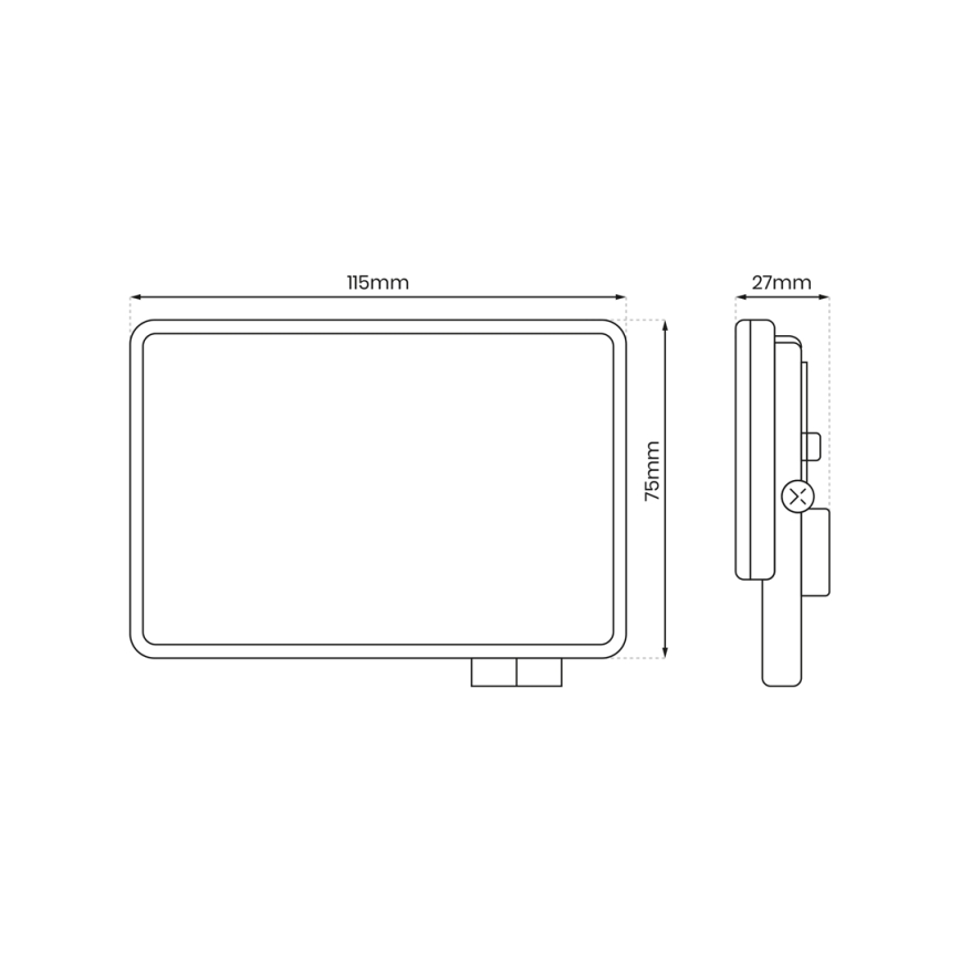 Holofote exterior LED LED/20W/230V 5000K IP65