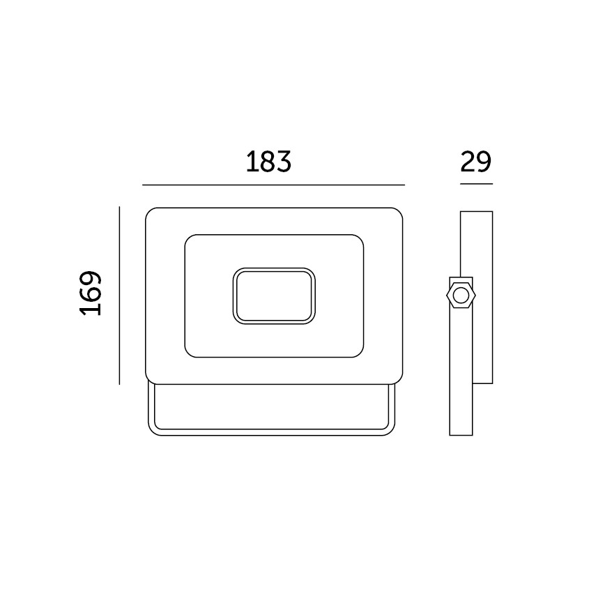 Holofote exterior LED LED/50W/230V 6500K IP65