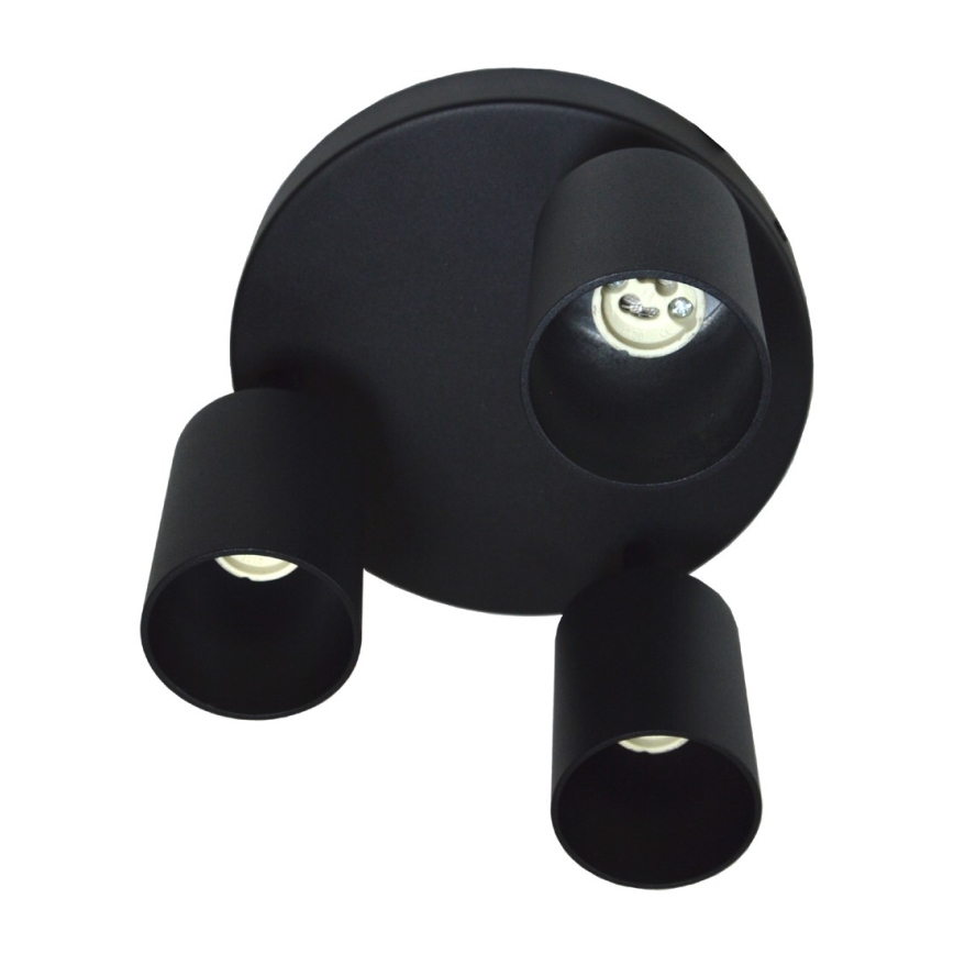 Holofote FARGO 3xGU10/30W/230V preto