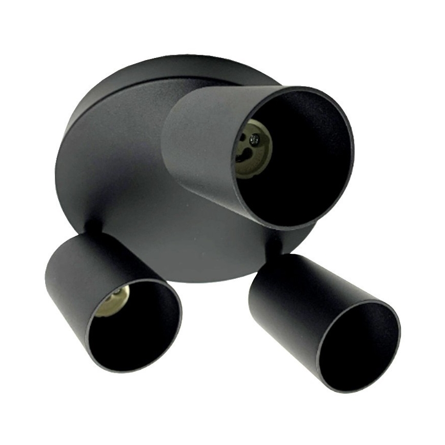 Holofote FARGO 3xGU10/30W/230V preto