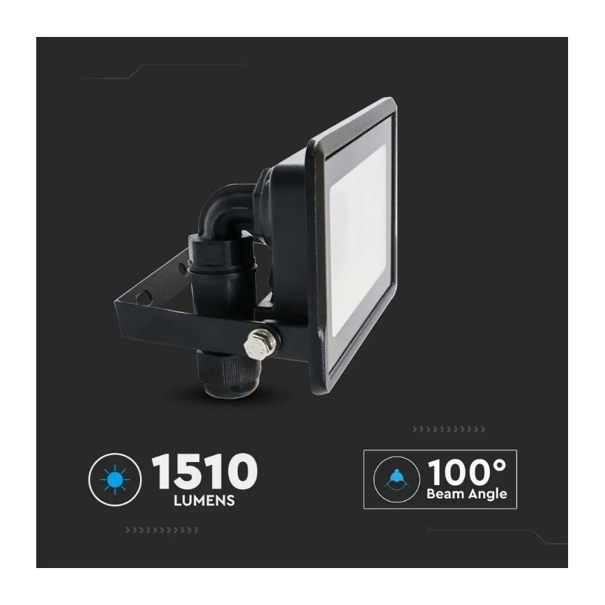 Holofote LED com ligação direta SAMSUNG CHIP LED/20W/230V IP65 6500K