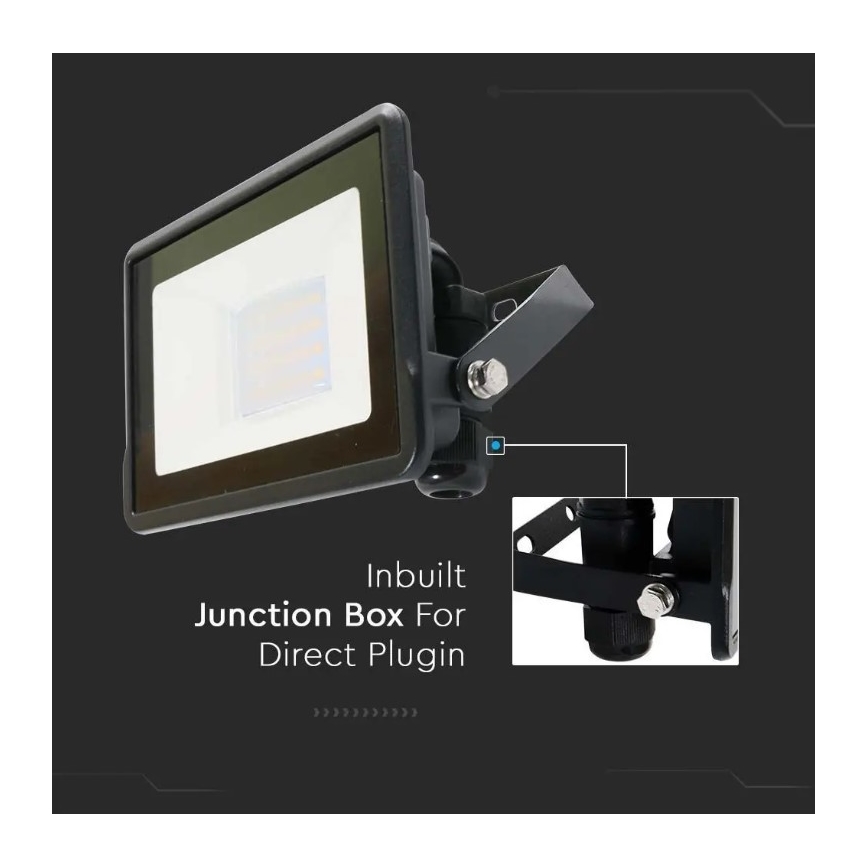 Holofote LED com ligação direta SAMSUNG CHIP LED/20W/230V IP65 6500K