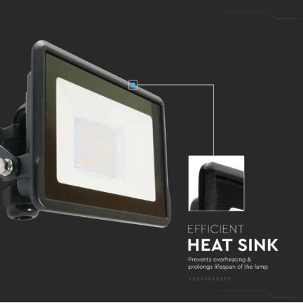 Holofote LED com ligação direta SAMSUNG CHIP LED/20W/230V IP65 6500K