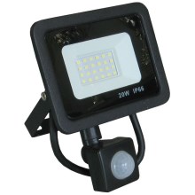 Holofote LED com sensor LED/20W/230V IP66
