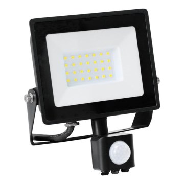Holofote LED com sensor LED/30W/230V 6500K IP44