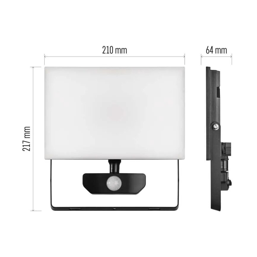 Holofote LED com sensor TAMBO LED/50W/230V 4000K IP54