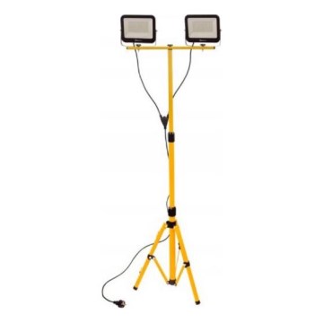 Holofote LED com suporte NOCTIS 2xLED/50W/230V 4000K IP65