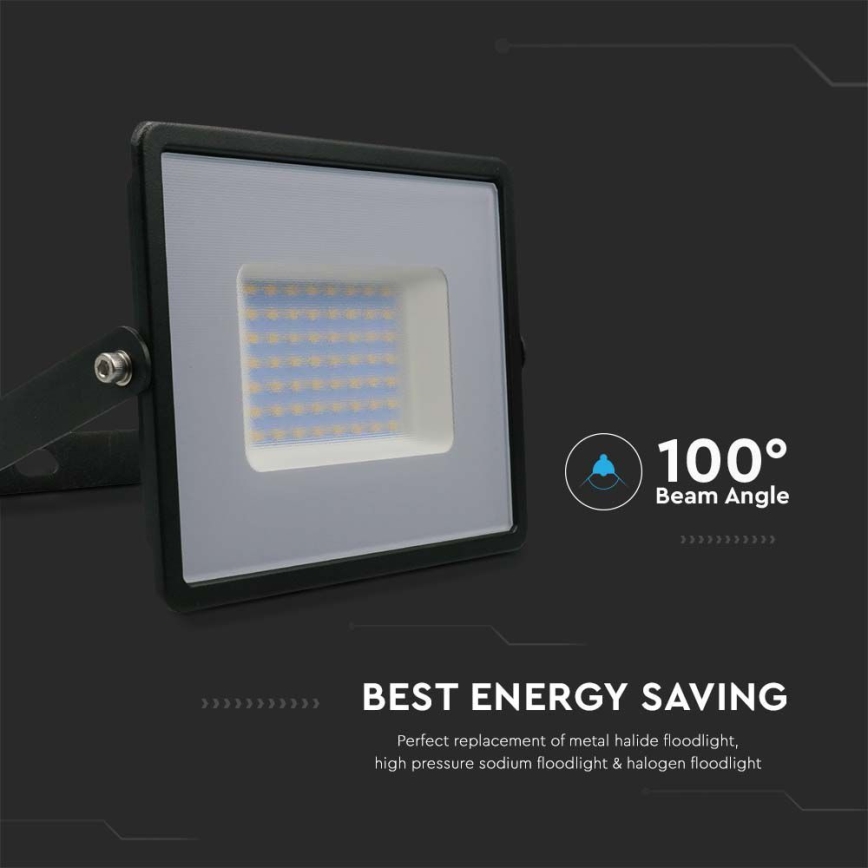 Holofote LED LED/50W/230V 4000K IP65 preto