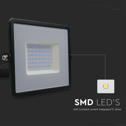 Holofote LED LED/50W/230V 4000K IP65 preto
