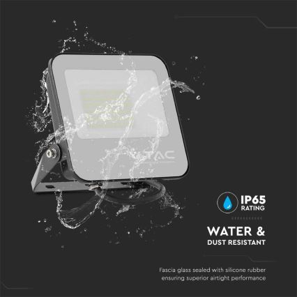 Holofote LED LED/50W/230V 4000K IP65 preto