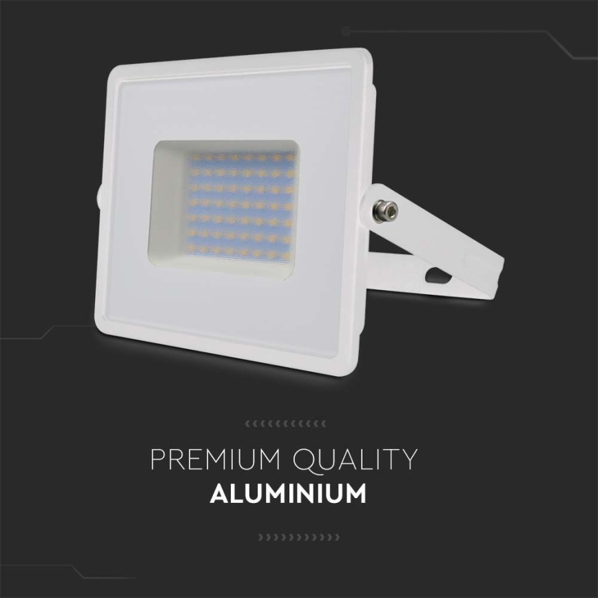 Holofote LED LED/50W/230V 6500K IP65 branco