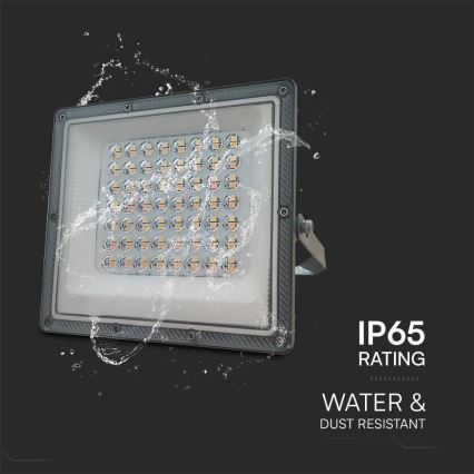 Holofote LED LED/50W/230V IP65 3000/4000/6500K cinzento