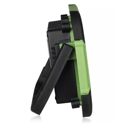 Holofote LED recarregável SAMSUNG CHIP LED/10W/3,7V IP44 4000K 3600 mAh verde