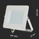 Holofote LED SAMSUNG CHIP LED/100W/230V 3000K IP65 branco
