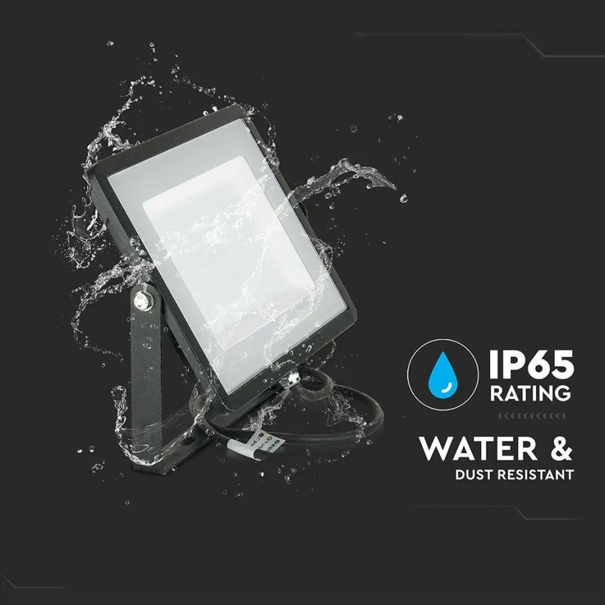Holofote LED SAMSUNG CHIP LED/100W/230V 4000K IP65 preto